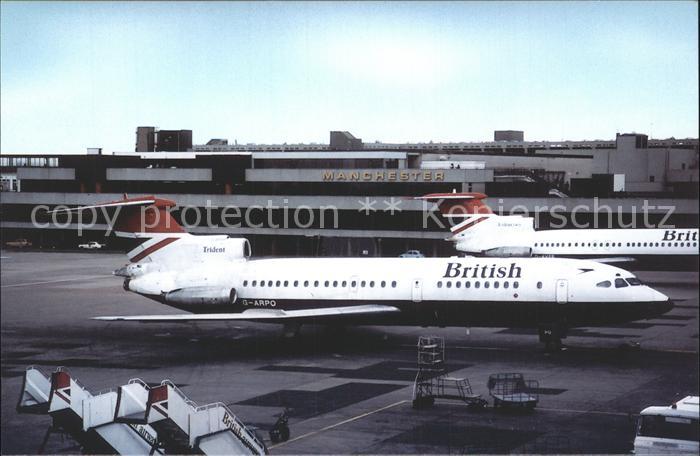 Flugzeuge Zivil British Manchester International Airport