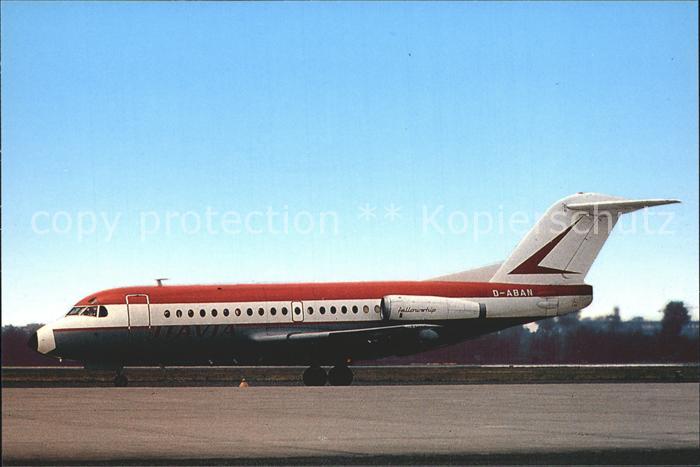 Flugzeuge Zivil Itavia Fokker F28 Mk.1000 D-ABAN c/n 11029