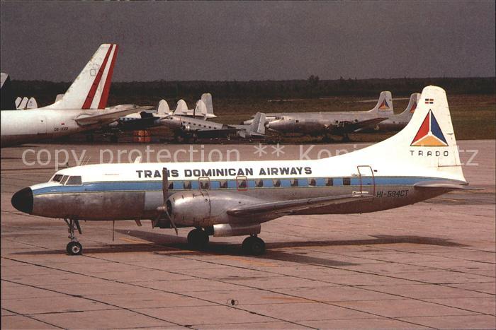 Flugzeuge Zivil TRADO Trans Dominican Airways Convair 440 HI-594CT c/n 118