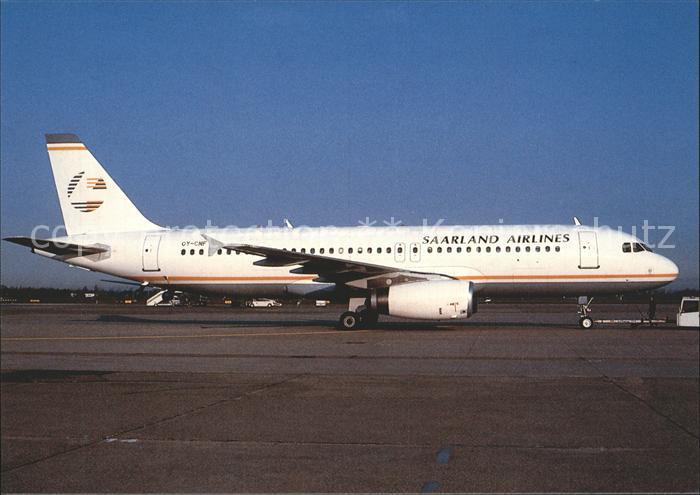 Flugzeuge Zivil Saarland Airlines Airbus A-320-231 OY-CNF c/n 0168