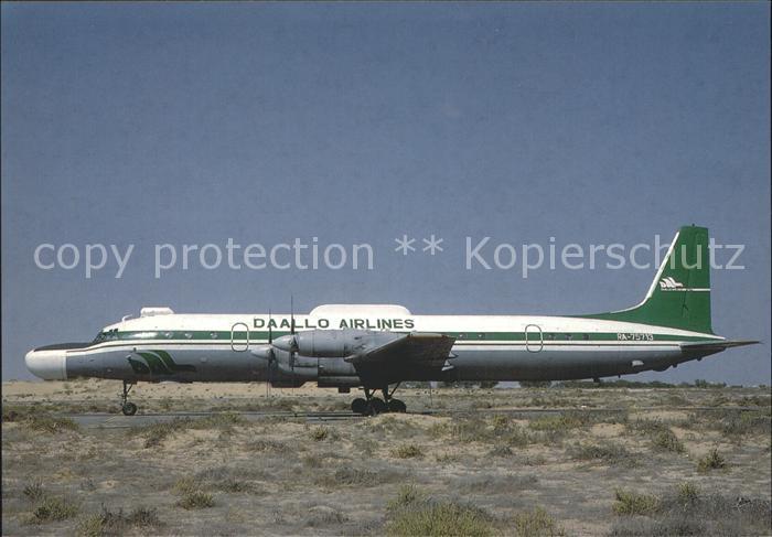 Flugzeuge Zivil Daallo Airlines Ilyushin IL-18 RA-75713