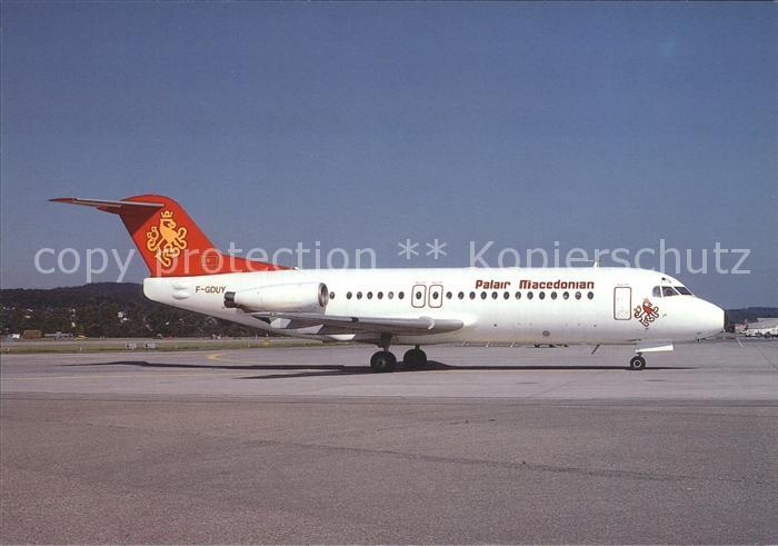 Flugzeuge Zivil Palair Macedonian Fokker F28 Mk. 4000 F-GDUY c/n 11142