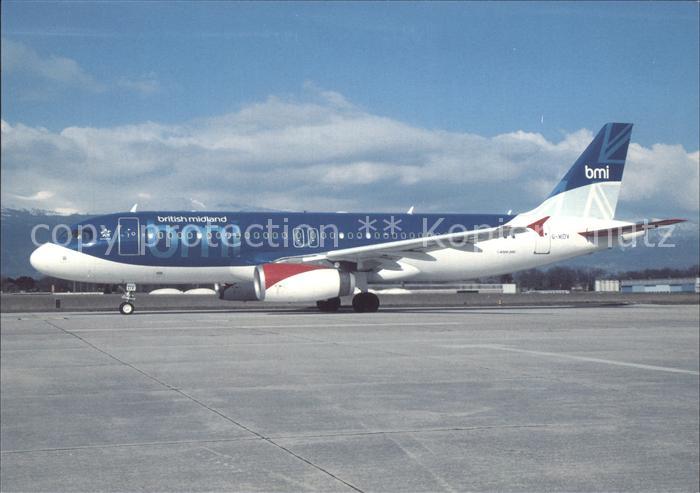 Flugzeuge Zivil British Midland Airbus Industrie A320-2