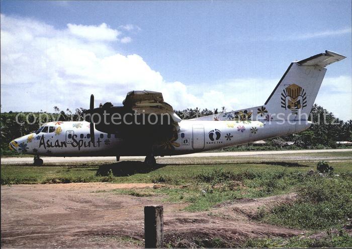 Flugzeuge Zivil Asian Spirit DHC-7-102 RP-C2988 cn 078 mfd 1982