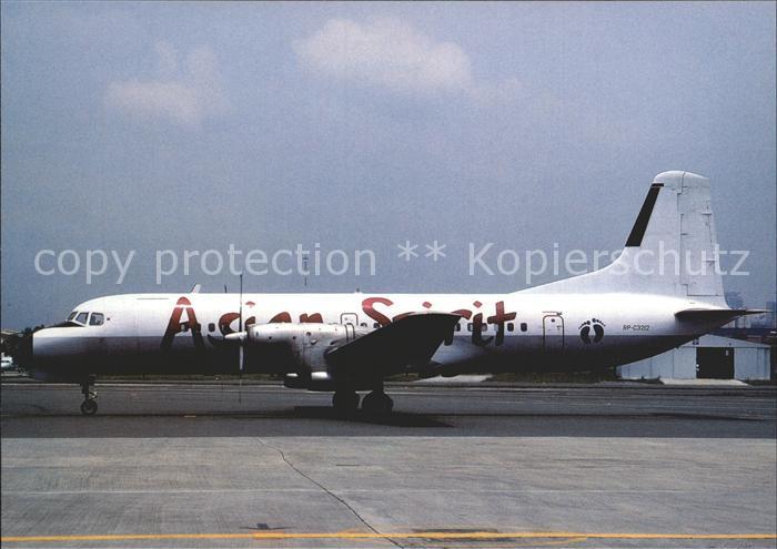 Flugzeuge Zivil Asian Spirit NAMC YS 11A-500 RP-C3212 c