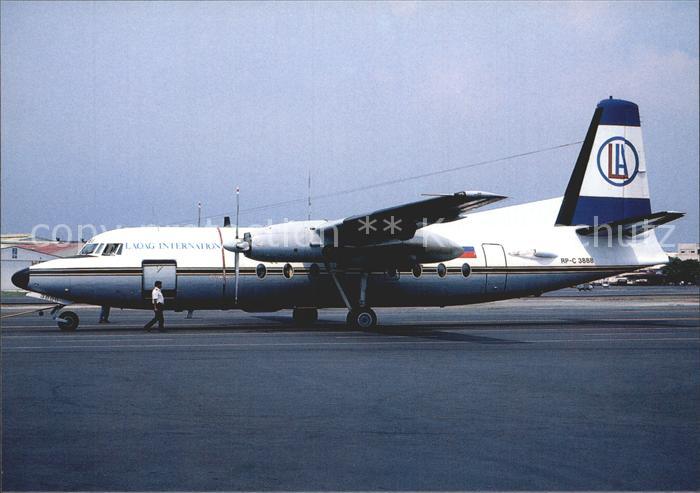 Flugzeuge Zivil LAOAG International Airline F-27-100 RP-C3888 cn 10167