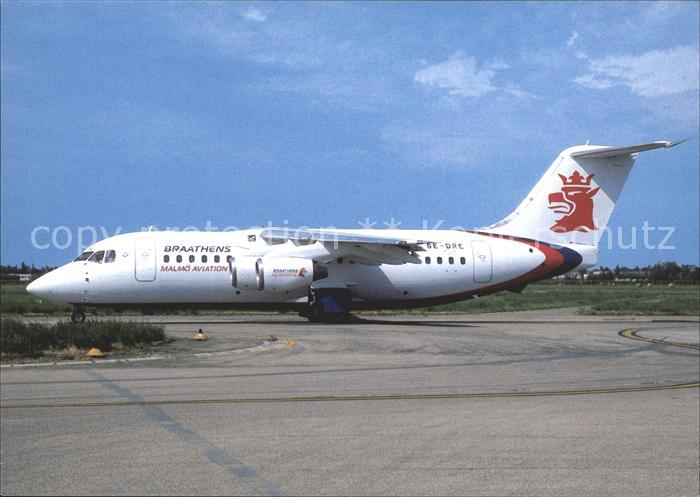 Flugzeuge Zivil Braathens Malmoe Aviation BAe 146-200 SE-DRE cn E2051