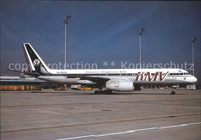 Flugzeuge Zivil KMV Tupolev TU-204 RA-64016