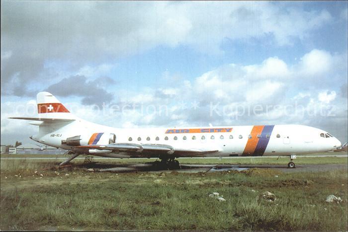 Flugzeuge Zivil Air City Caravelle 10B3 HB-ICJ C/N 169