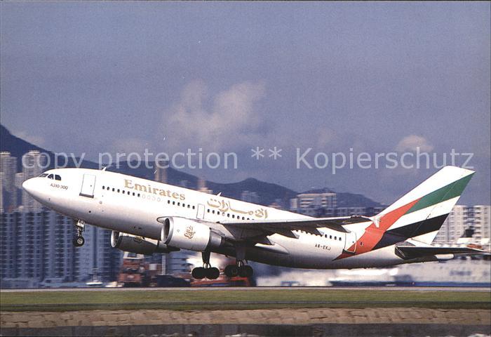 Flugzeuge Zivil Emirates A310-308 A6-EKJ c/n 597