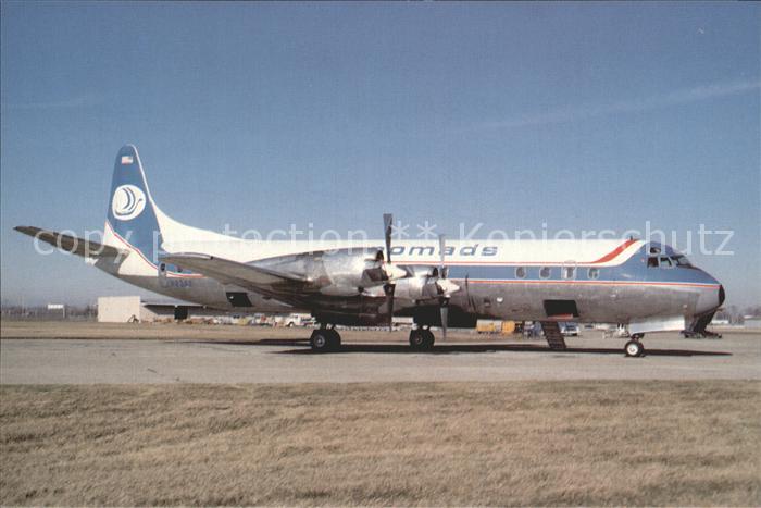 Flugzeuge Zivil Nomads Lockheed L-188 Electra N836E C/N