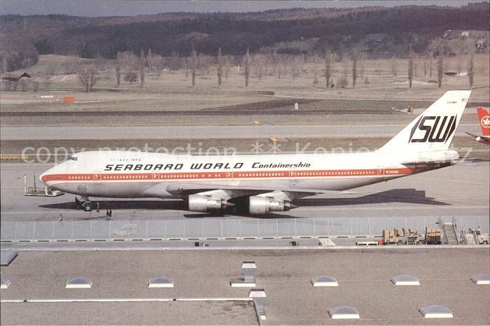 Flugzeuge Zivil Seabord World B-747-237C N748WA C/N 20652