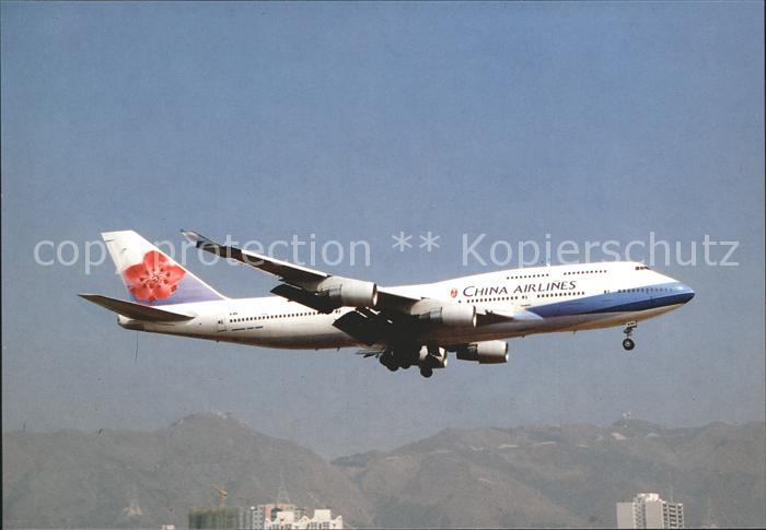 Flugzeuge Zivil China Airlines Boeing 747-400 B-164