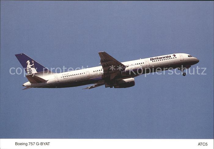 Flugzeuge Zivil Britannia Airways Boeing 757-204  G-BYA