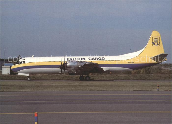 Flugzeuge Zivil Falcon Cargo Lockheed Electra L-188