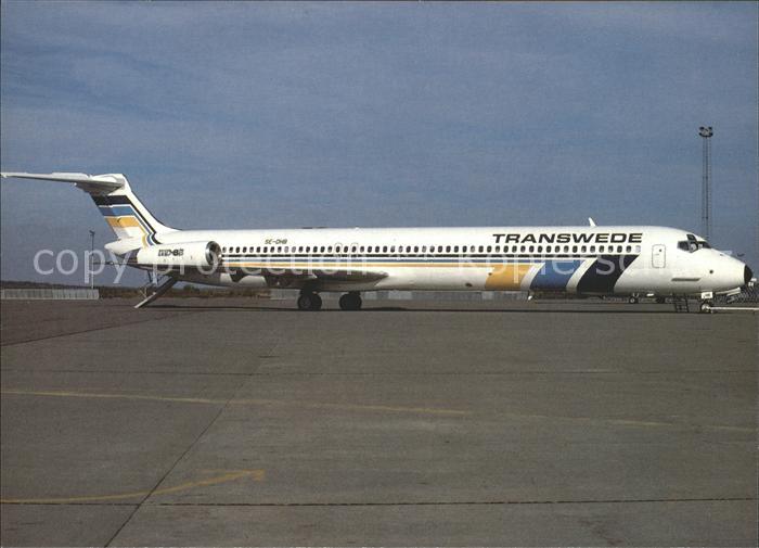 Flugzeuge Zivil Transwede Airways MD-83