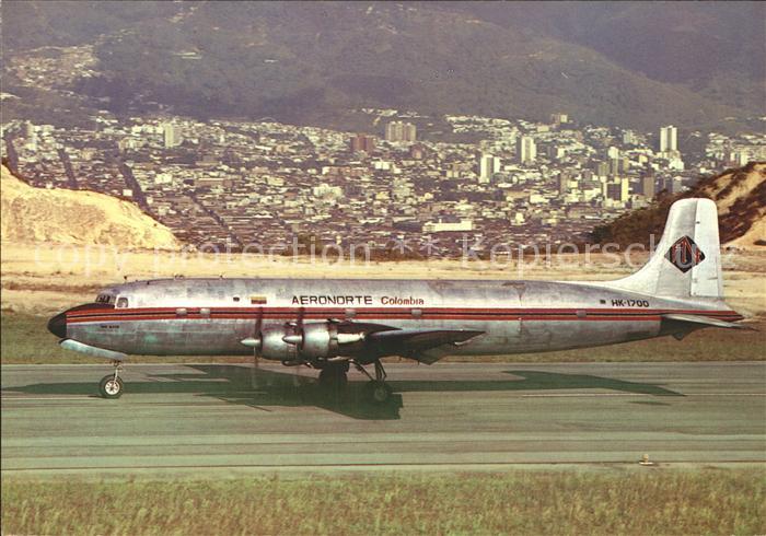 Flugzeuge Zivil Aeronorte Colombia MDC Douglas DC-6BF HK-1700 cn 44419