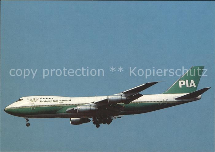 Flugzeuge Zivil PIA Pakistan International Boeing 747-2