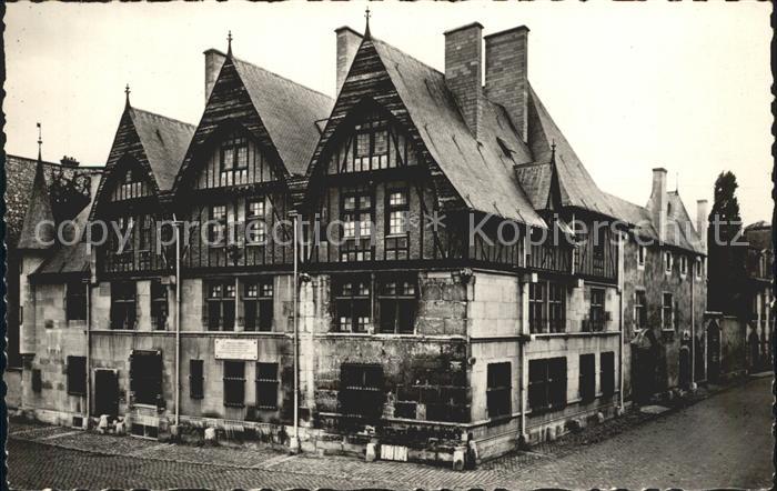 Reims Champagne Ardenne Häuserfront