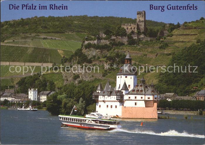Kaub mit Pfalz und Burg Gutenfels