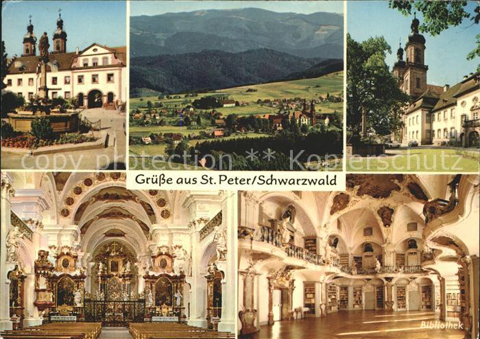 St Peter Schwarzwald Kirche innen und aussen