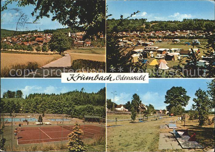 Krumbach Odenwald Camping Tennis