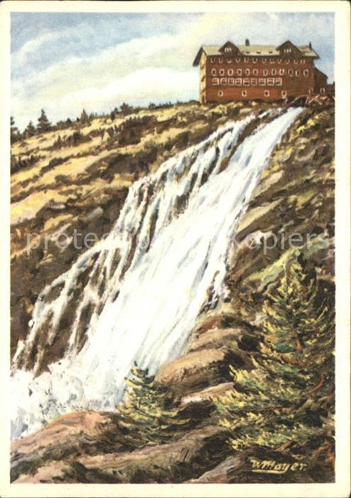 Kempten Allgaeu Elbfall mit Elbfallbaude