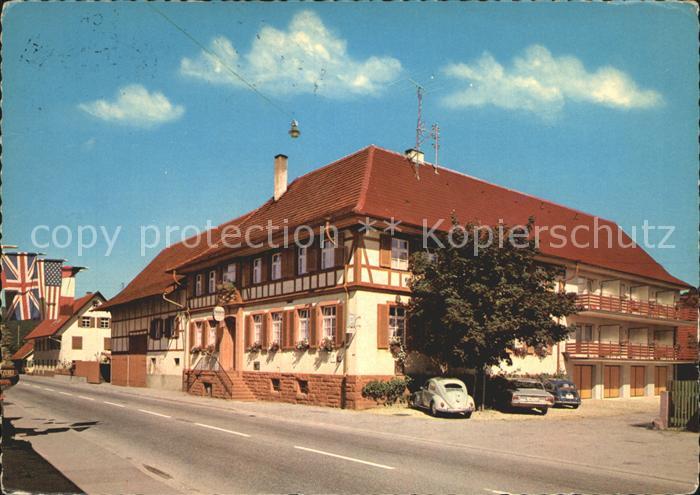 Biberach Baden Gasthaus Pension Schwarzer Adler