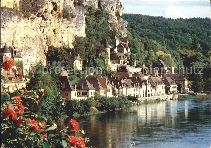 Gageac-et-Rouillac Haeuser am Wasser