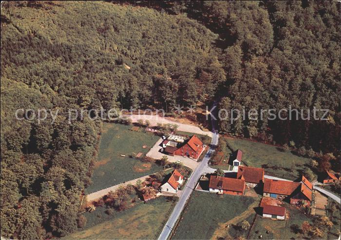 Friedrichswald Rinteln Fliegeraufnahme Waldgasthaus Pension Dornroeschen Eck