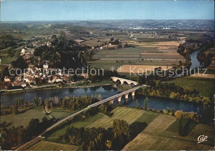 Dordogne Fliegeraufnahme Pont de Limeuil