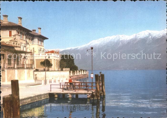 Gargnano Lago di Garda Bootssteg