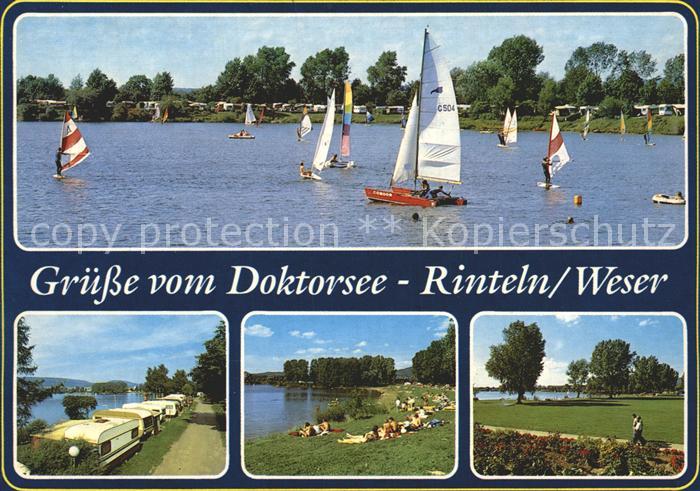 Rinteln Weser Niedersachsen Camping Segeln Doktorsee