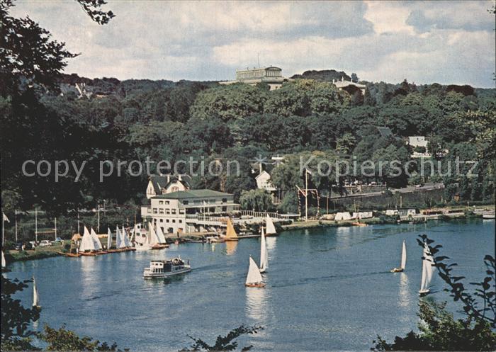 Essen Ruhr Baldeneysee mit Villa-Huegel