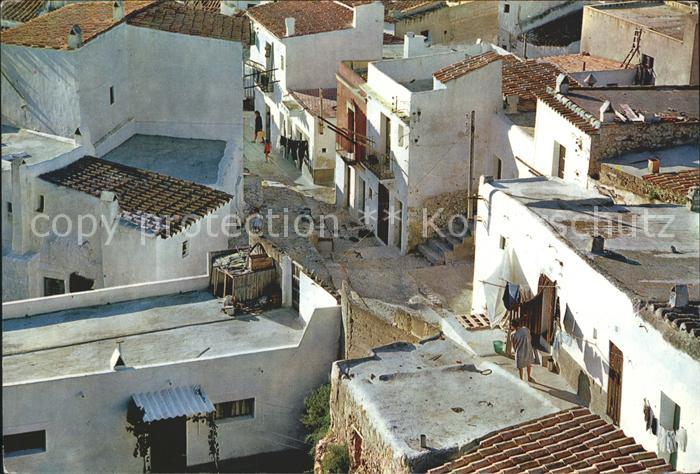 Ibiza Islas Baleares Typische Strassenszene