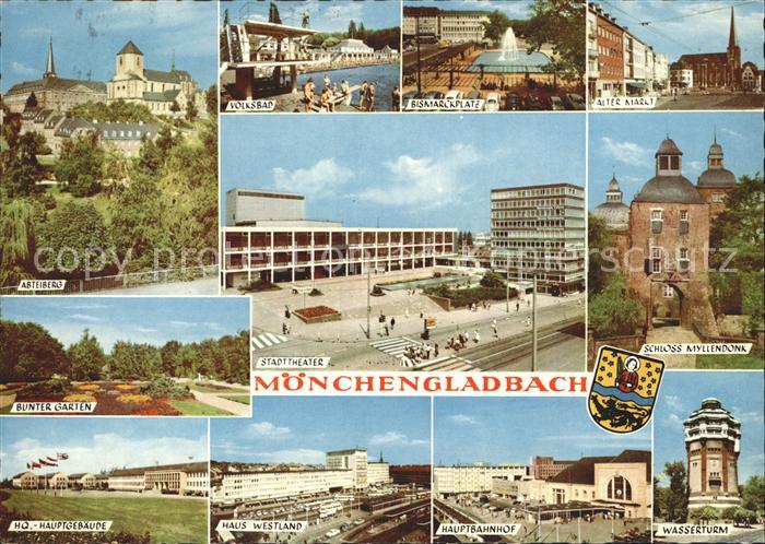 MoeNCHENGLADBACH NRW Volksbad Haus Westland Wasserturm Schloss- Myllendonk Bism