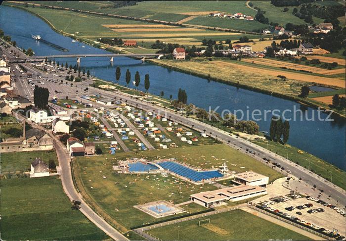 Remich Fliegeraufnahme mich Camping und Fluss