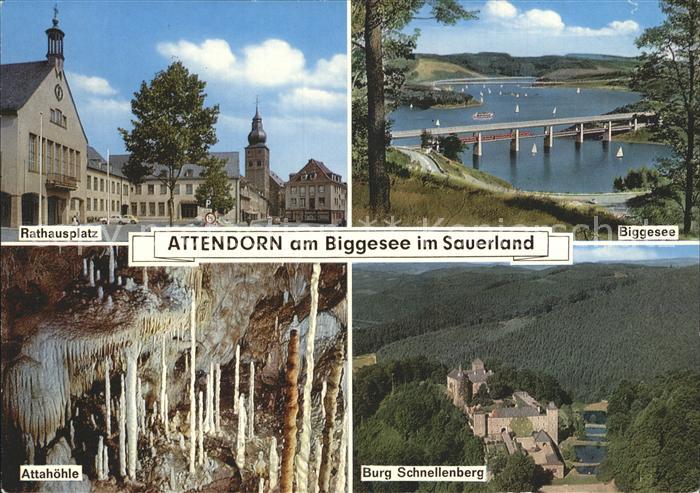 Attendorn am Biggesee Attahoehle Burg-Schnellenberg