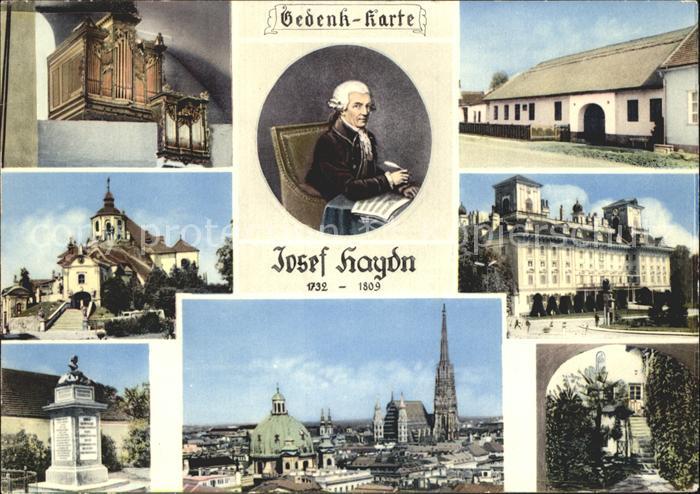 Eisenstadt Gedenkkarte Josef Haydn Geburtshaus Schloss-Eszterhasy