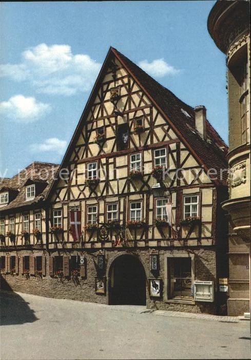 Marktbreit Hotel Loewen Fachwerk