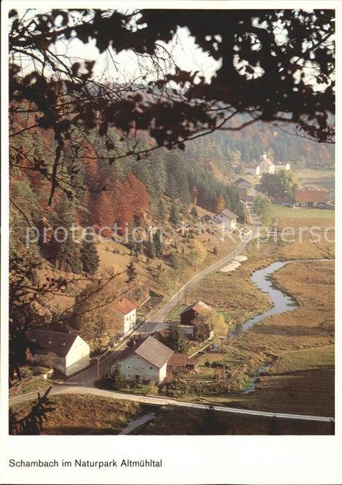 Schambach Babensham Fliegeraufnahme Altmuehltal