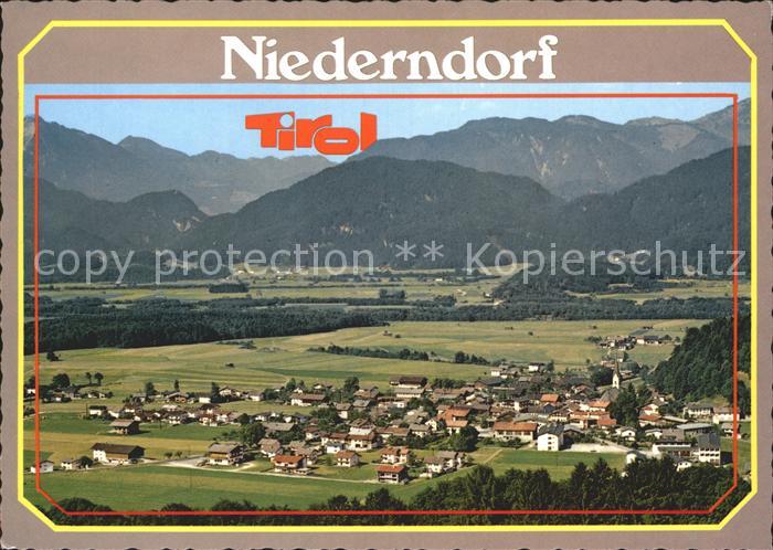 Niederndorf Kufstein Fliegeraufnahme
