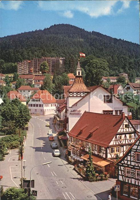 Bad Herrenalb Thermal-Mineralbad Moench Posthotel Klosterschaenke Kloster Droger
