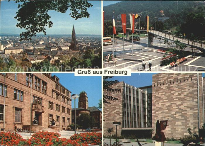 Freiburg Breisgau Karlsplatz Stadtgarten Kollegiengebaeude I II