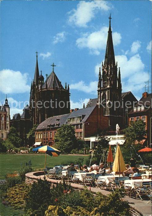Aachen Elisenbrunnen Dom