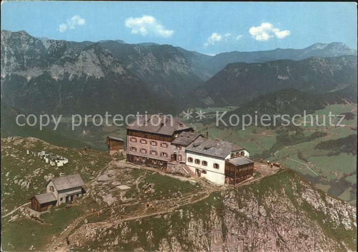 Watzmannhaus Bergstation Fliegeraufnahme