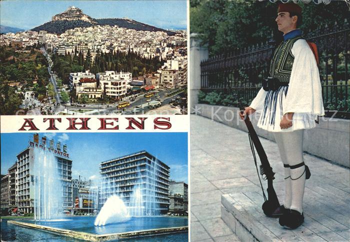 Athen Griechenland Lycabetus Omonnia Platz Ewson