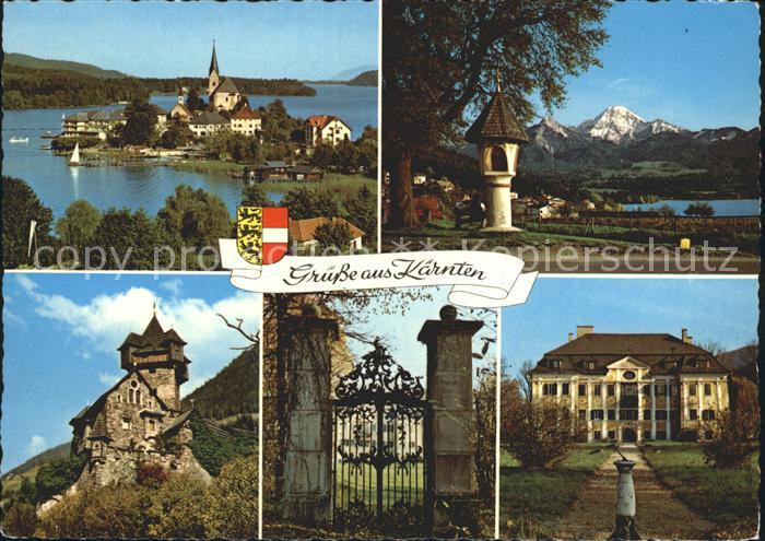 Maria Woerth Woerthersee Faakersee Mittagskogel Burg Flakenstein Schloss Ebental