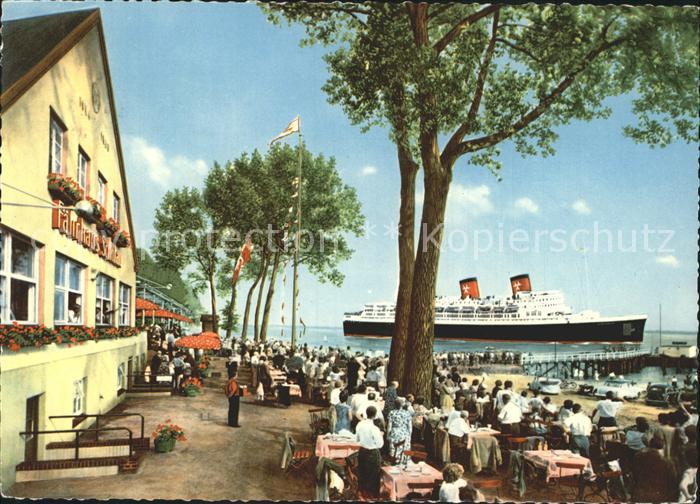 Schulau Wedel Schulauer Faehrhaus Dampfer