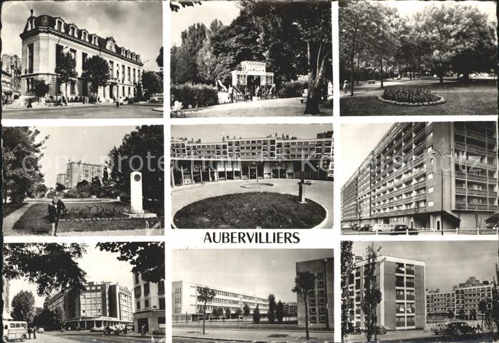 Aubervilliers Teilansichten Denkmal Gebäude